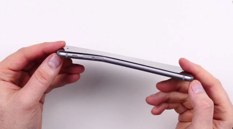 Safe method to fix bend on mobile phones