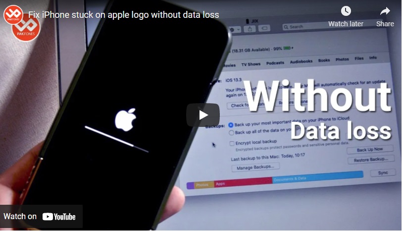 How to fix iPhone stuck on logo
